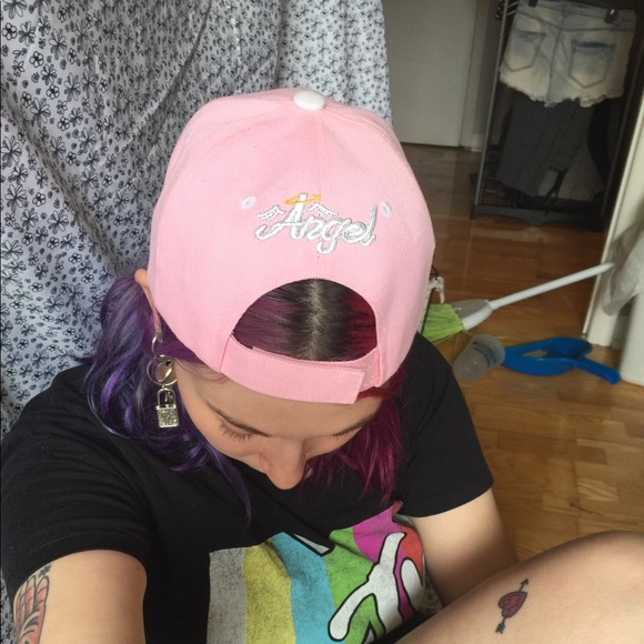 **SOLD**Angel Face Baseball Hat - Picture 2 of 6